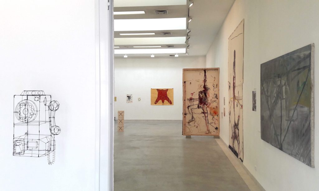 קובי סיבוני, קוים מפלסי דרך והתערוכה: דרכי אמנים בד' אמות